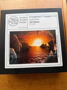 Nautilus Wooden Puzzle Exoplanet Trappist 1-F by JPL/NASA 522 Pieces